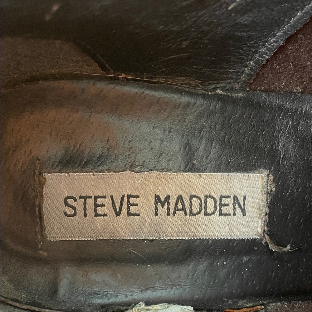 Steve Madden Chestnut Leather Booties - Picture 8 of 8
